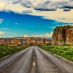 Fascinating natural wonder in New Mexico. Bottomless Lakes.