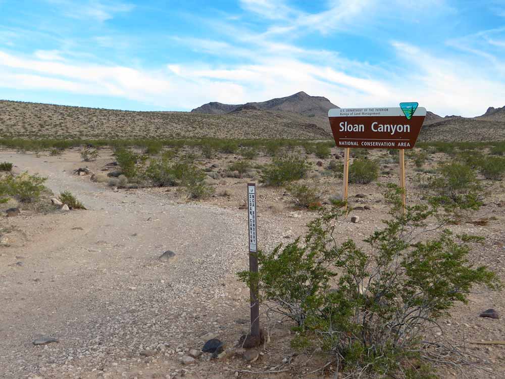 Sloan Canyon National Conservation Area  Las Vegas nevada