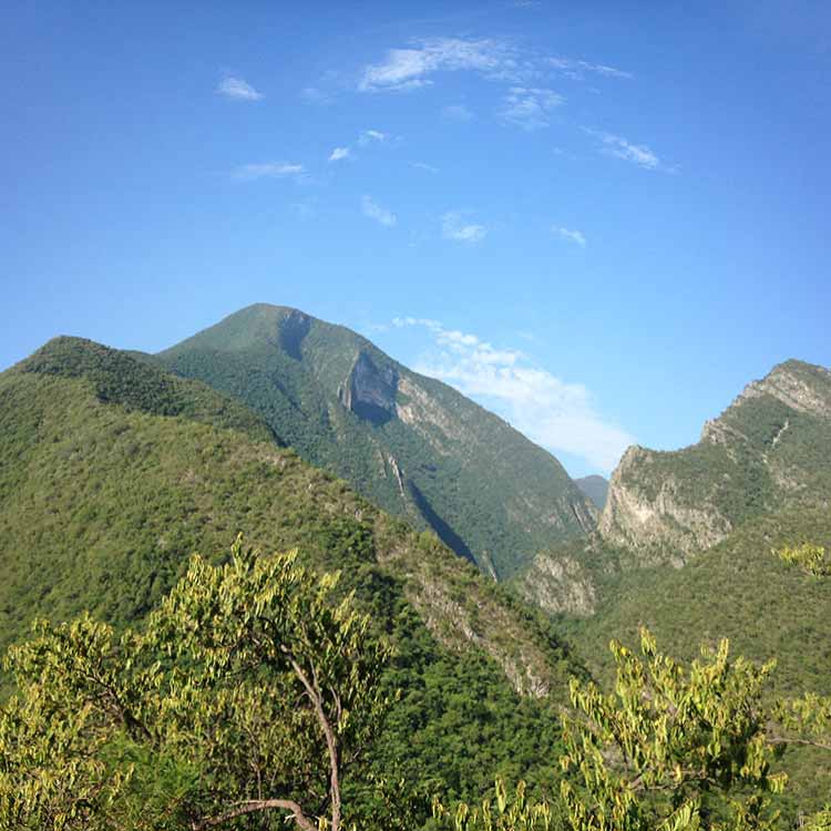 Sierra Madre mountain range and the impenetrable jungle in Costalegre