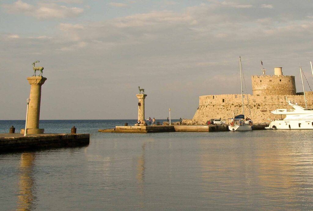 Greece Mandraki Harbor